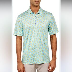 Construct Quick Dry Performance Beer Mug Graphic Polo Shirt